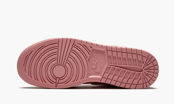 Air Jordan 1 Mid SE GS Coral Gold 