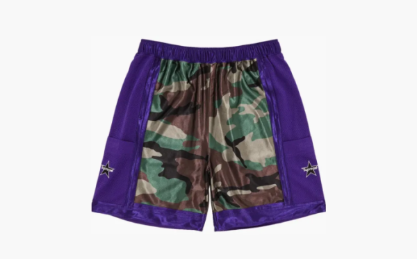 Supreme Side Pocket Basketball Short Woodland Camo 