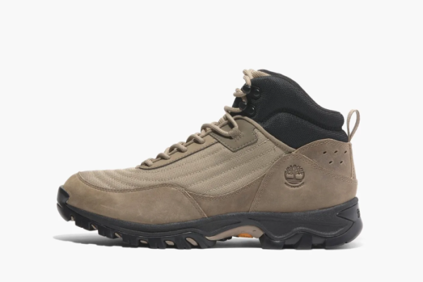 Timberland Mt. Maddsen Mid Lace-Up Waterproof Hiking Boot Medium Beige Mesh 