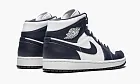 Air Jordan 1 Mid White Metallic Gold Obsidian