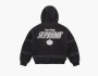 Supreme x Mitchell & Ness Twill Stadium Jacket Black 