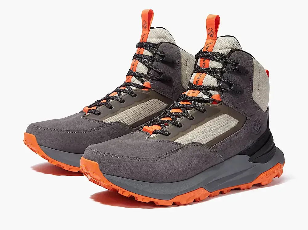 Timberland Motion Access Mid Waterproof Hiking Boot Grey Suede