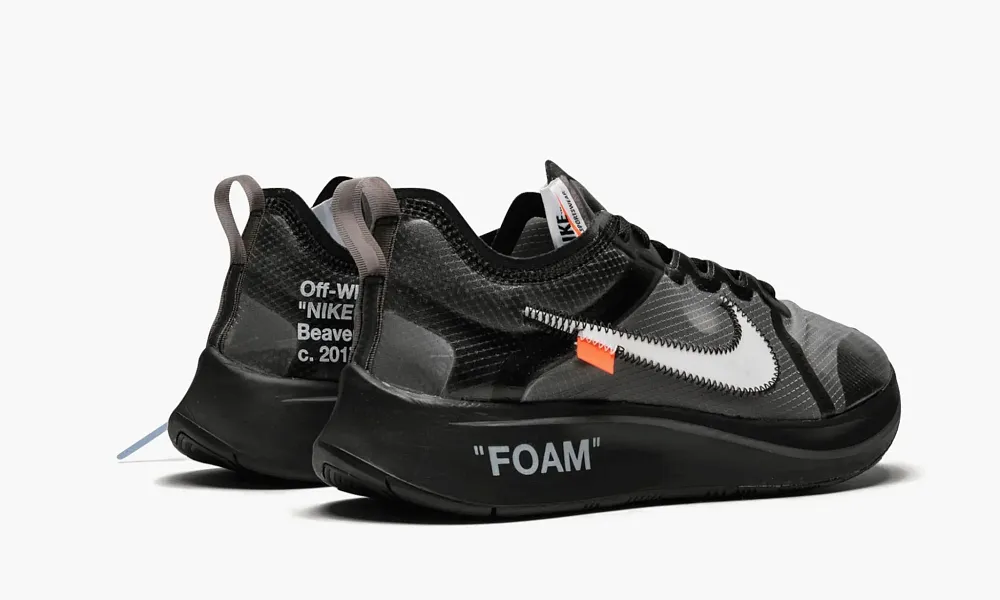 Nike Zoom Fly Off-white Black Silver