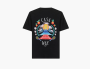 Casablanca Casaway Mountain Cotton T-Shirt  "Black" 