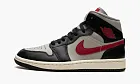 Air Jordan 1 Mid WMNS Black / Gym Red / College Grey