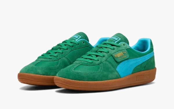 Puma Palermo Vintage Update Archive Green Bright Aqua 