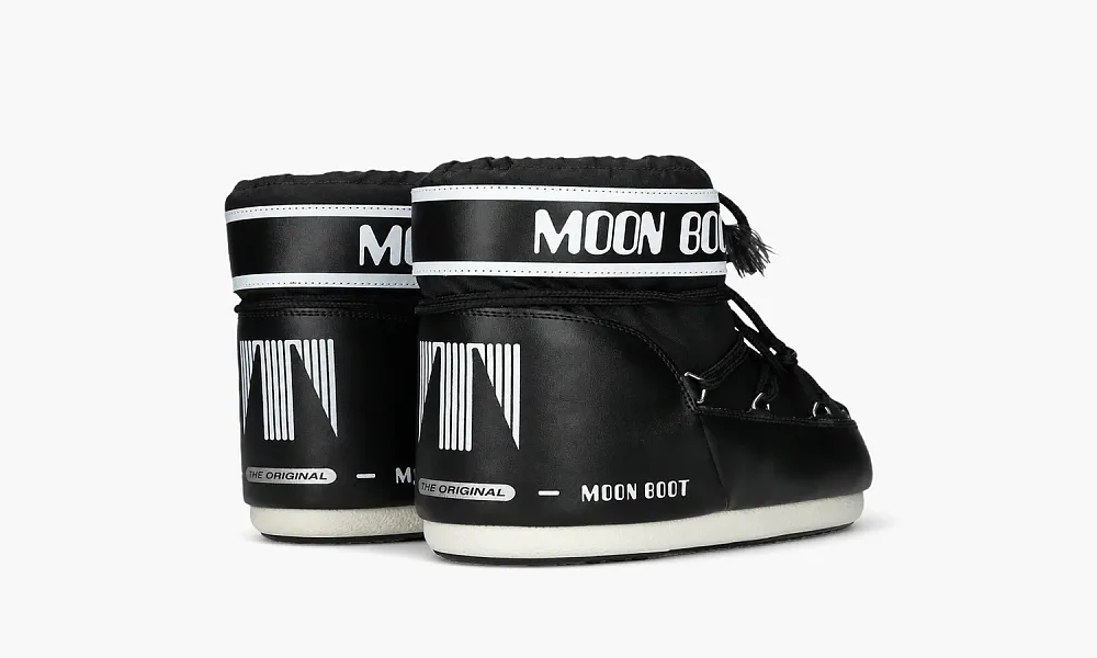 Moon Boot Icon Low Nylon Black