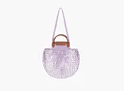 Longchamp Le Pliage Filet Top Handle Bag Lilac