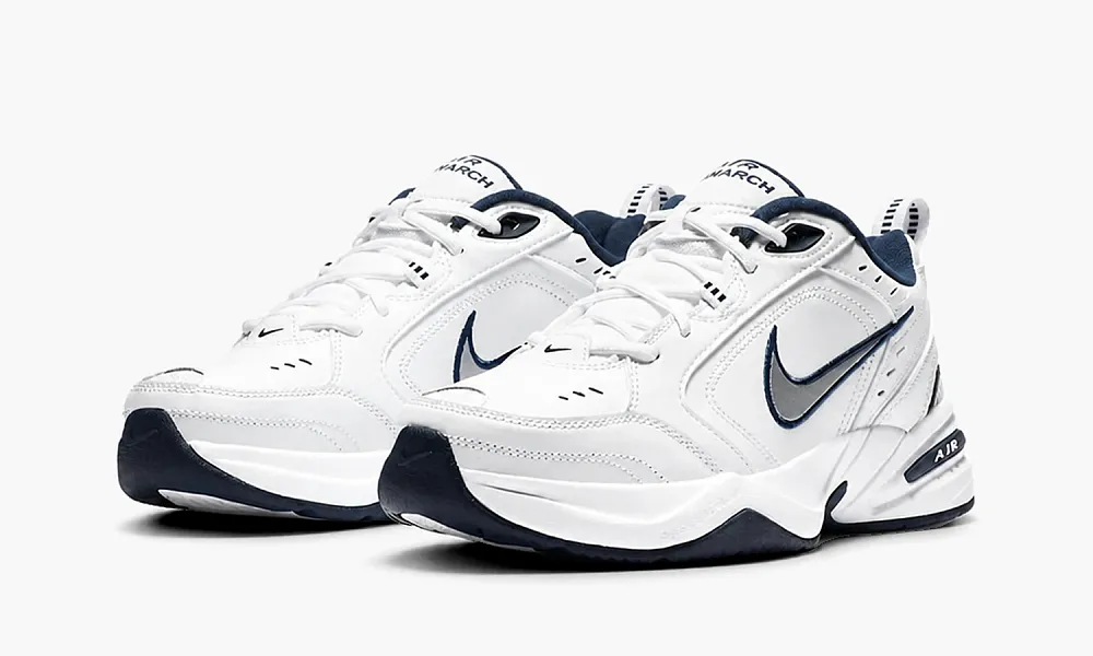 Nike Air Monarch IV White Navy