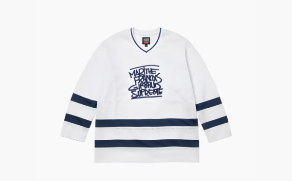 Supreme Marithé + François Girbaud Hockey Jersey White 