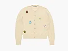 Acne Studios x Moomin Wool Cardigan Oatmeal Melange