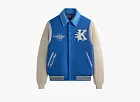 Kith Wool & Microsuede Varsity Jacket Cyclone