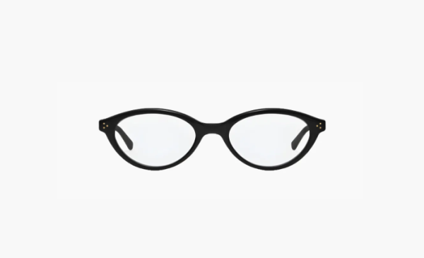 Gentle Monster TAKION 01 Round Eyeglasses Black Acetate Frame Clear Lens 