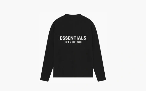Fear of God Essentials Classic Long-Sleeve Tee Jet Black 