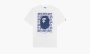 фото Bape Logo Monogram Tee "White/Navy" (Футболки)-1J30 110 050