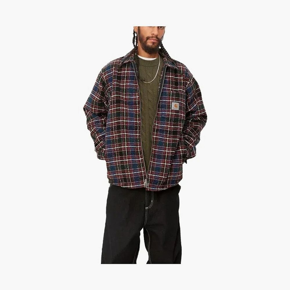 Carhartt WIP Checked Flannel Zip Shirt Multicolor