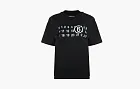 MM6 Maison Margiela Number Logo Cotton Crewneck T-Shirt Black