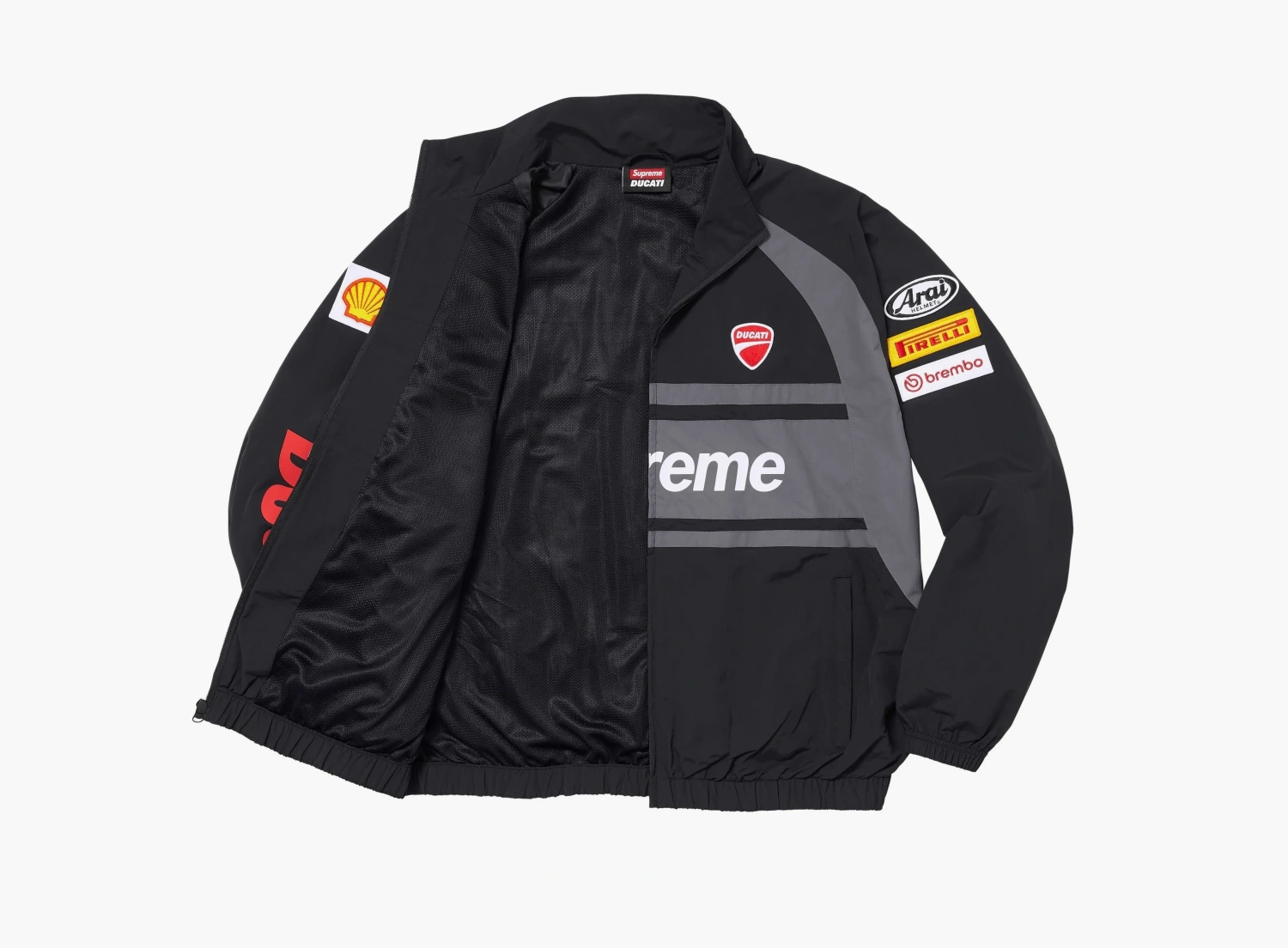 Supreme x Ducati Track Jacket Black 