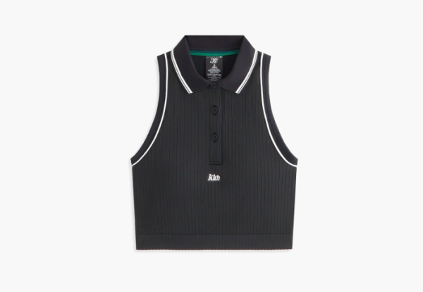 Kith x Wilson Classic Cropped Polo Black 