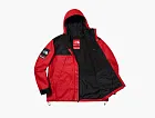 Supreme x The North Face Leather Mountain Parka Red