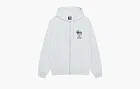 Stussy Well Suited Zip Hoodie White