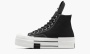 Rick Owens X Converse Drkshdw Chuck Taylor All Star Dbl Drkstar HI "Black" 