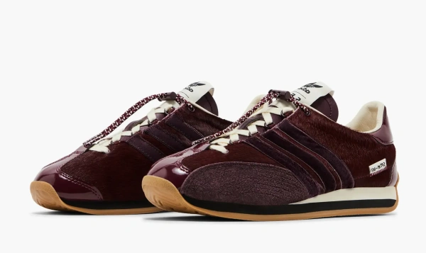 Adidas Country OG x Song for the Mute Pony Hair Pack - Maroon 
