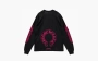 Chrome Hearts Horseshoe-Print Long-Sleeve Top Black 