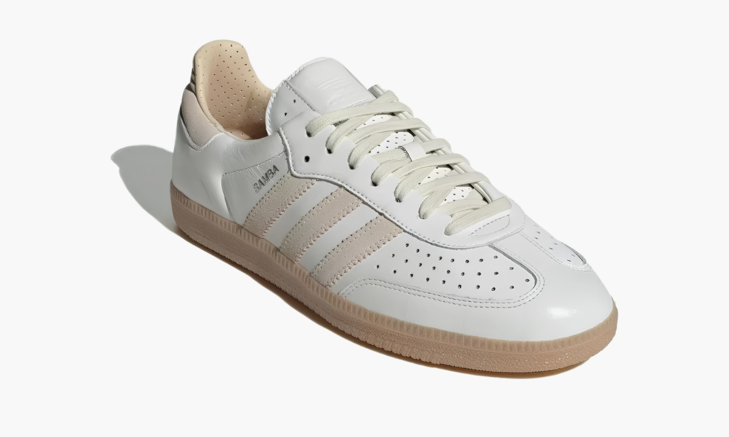 фото Adidas Samba OG "Core White Magic Beige" (Adidas Samba)-IG1376