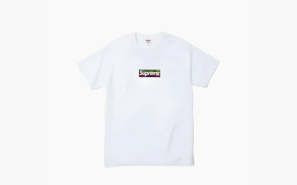Supreme Los Angeles Fire Relief Box Logo Tee White 