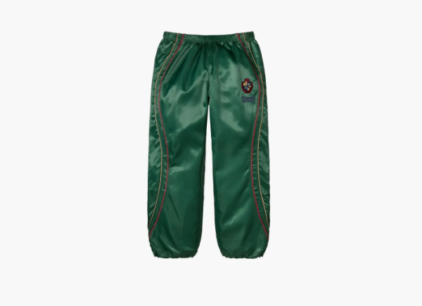 Supreme Satin Track Pant Green 