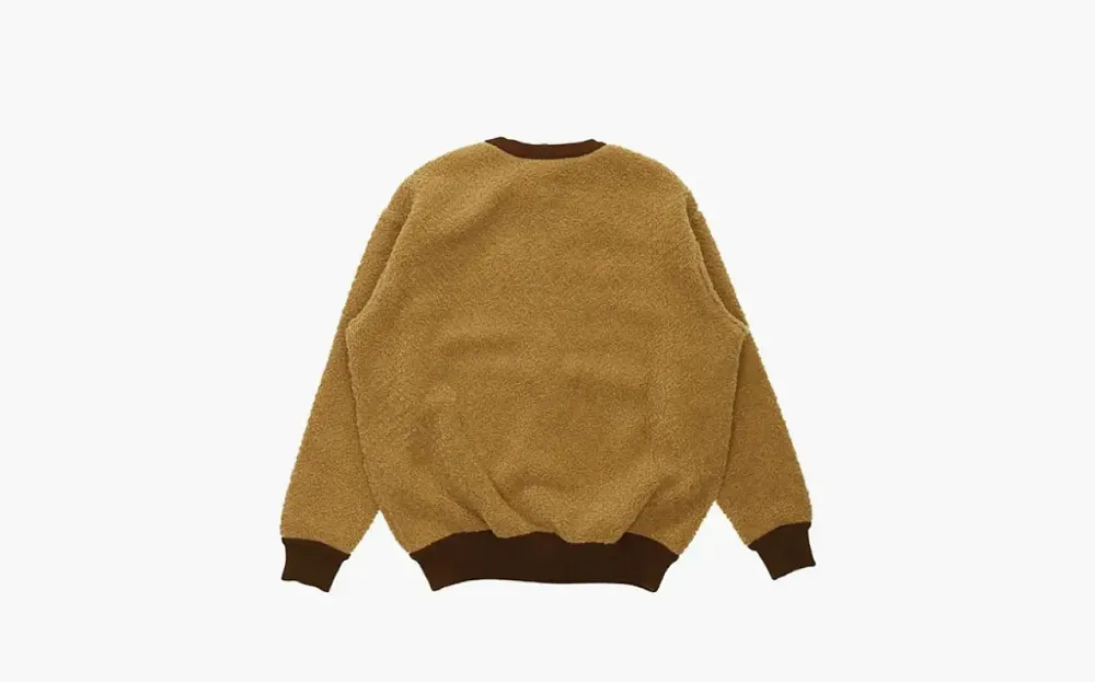 The North Face x Gucci Faux Fur Sweatshirt Brown