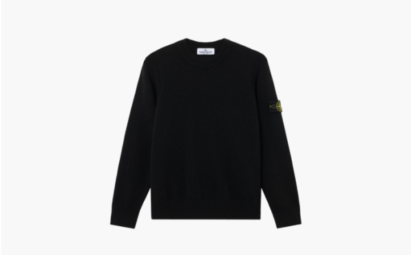 Stone Island Garment Dyed Crew Sweat "Black" 