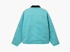 Stussy Washed Canvas Shop Jacket Teal