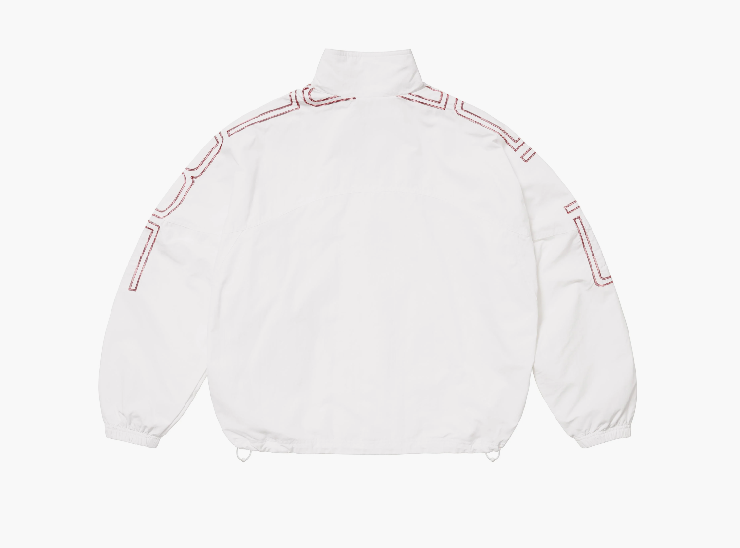 Supreme Spellout Embroidered Track Jacket  "White" 