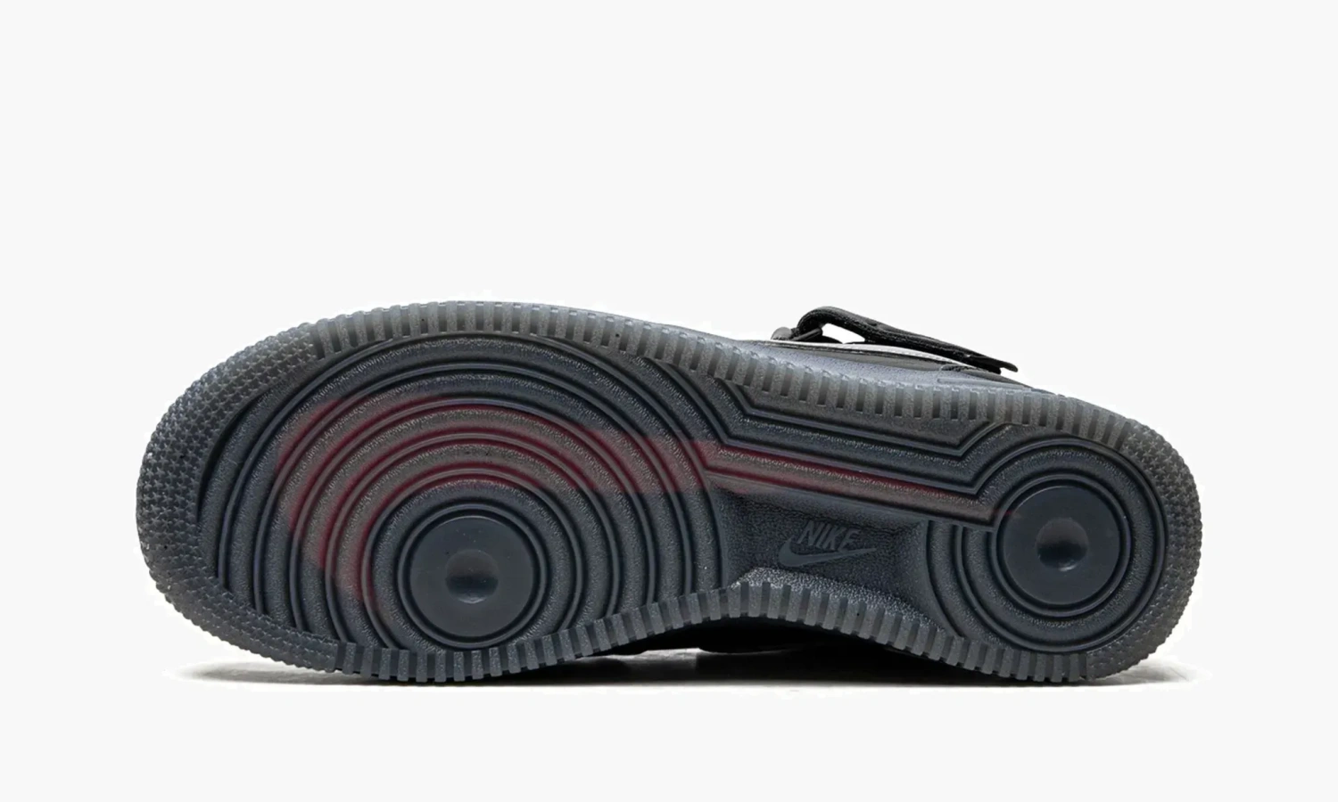 Air Force 1 Mid Black / Metallic Silver 