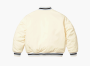 Supreme x Mitchell & Ness Satin Varsity Jacket White 