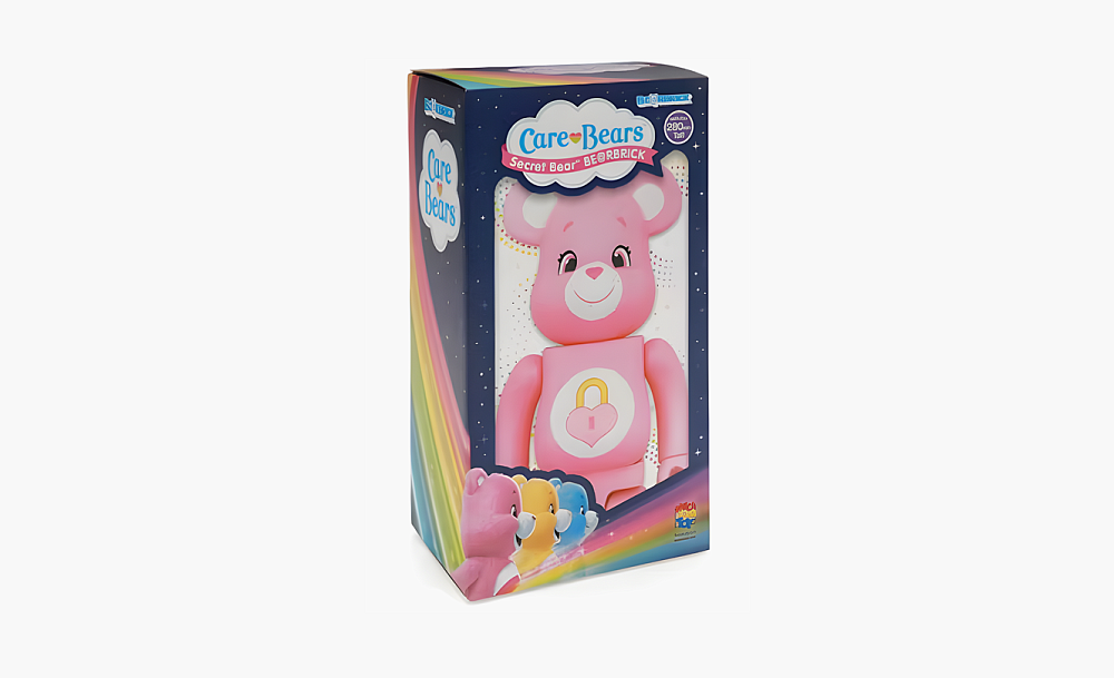 Bearbrick Care Bears Best Friend Bear Pink "100% & 400%"