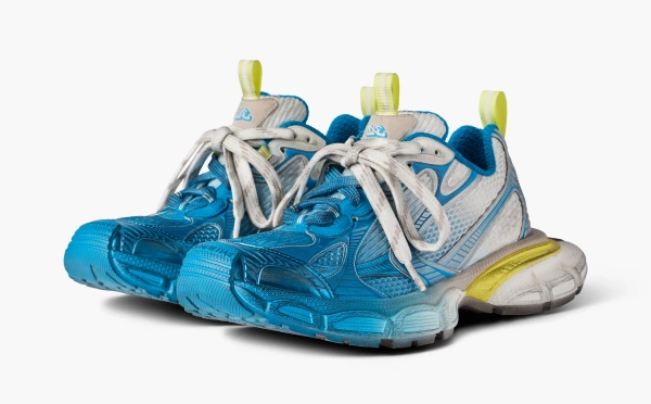 Balenciaga 3XL Toe Spray White/Blue 