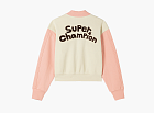 Champion x Pop Mart Bomber Jacket White/Pink