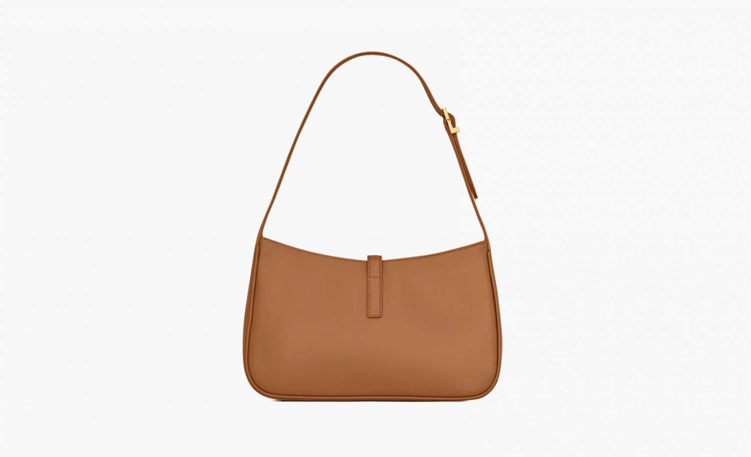 Saint Laurent Bronze Monogram Le 5 A 7 Hobo Bag in Smooth Leather "Dune" 