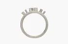 Maison Margiela Silver Numerical Logo Ring