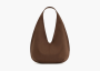 JW PEI Dara Faux Suede Hobo Bag Mocha Brown 