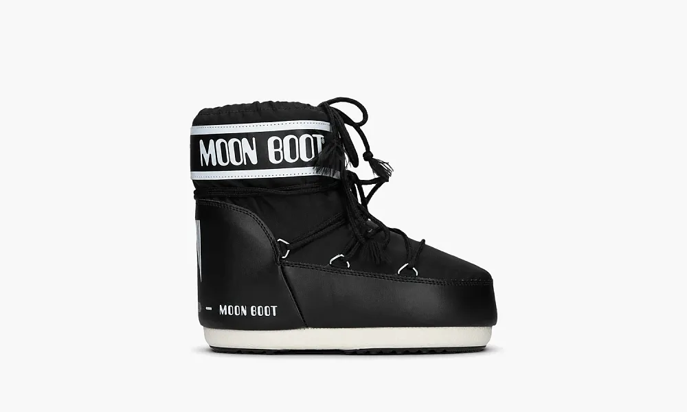 Moon Boot Icon Low Nylon Black
