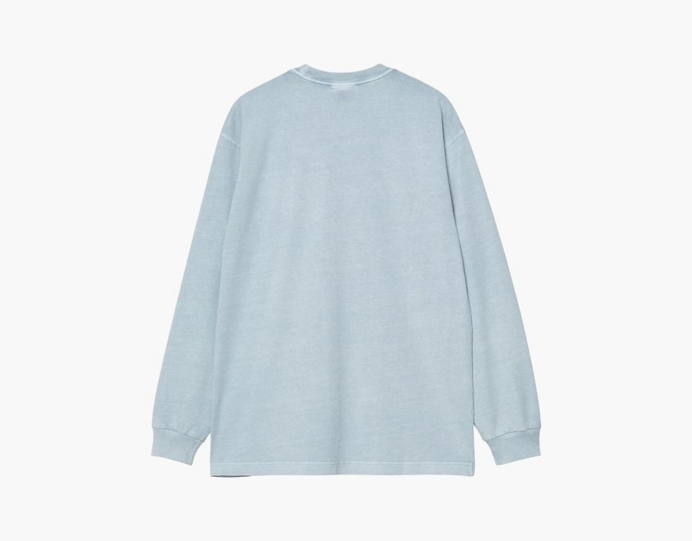 Carhartt WIP Vista Long-Sleeve T-Shirt Light Blue