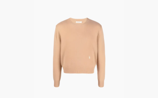 Sporty & Rich Long-sleeve Knitted Jumper Camel 