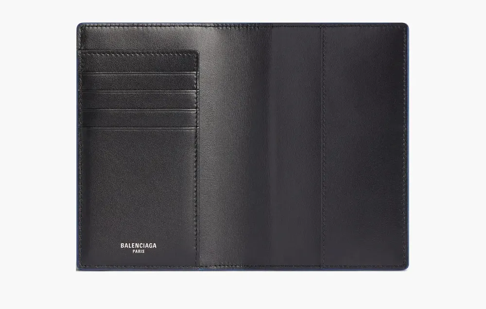 Balenciaga Passport Holder in Blue