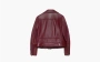 Acne Studios Leather Jacket Burgundy 