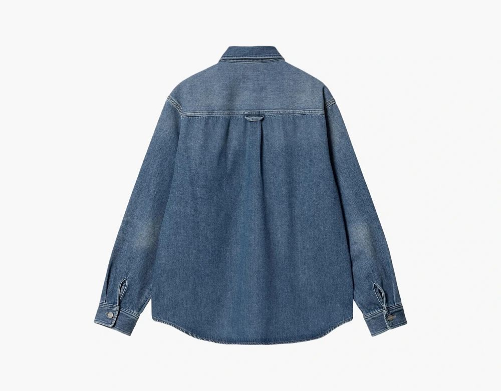 Carhartt WIP Salinac Denim Shirt Jac Blue