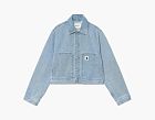 Carhartt WIP Cropped Denim Jacket Blue